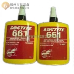 loctite乐泰661胶水 圆柱形部件固持胶 轴承防跑圈 厌氧胶 250ml 1L